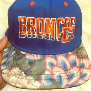 Custom vintage Broncos hat